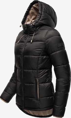 MARIKOO Winter Jacket 'Leandraa' in Black