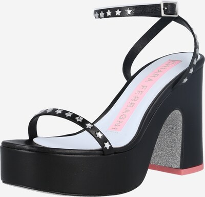 Chiara Ferragni Sandalen met riem in de kleur Zwart / Transparant, Productweergave