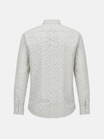 Manuel Ritz Regular fit Overhemd 'Camicia' in Wit