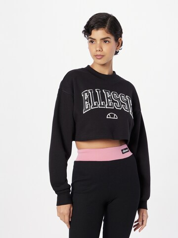 ELLESSE Collegepaita 'Guiditta' värissä musta: etupuoli