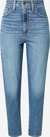 LEVI'S Jeans 'HIGH WAISTED MOM JEAN MED INDIGO - WORN IN' in Blue: front