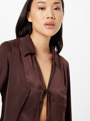 WEEKDAY Blouse 'Willow' in Brown