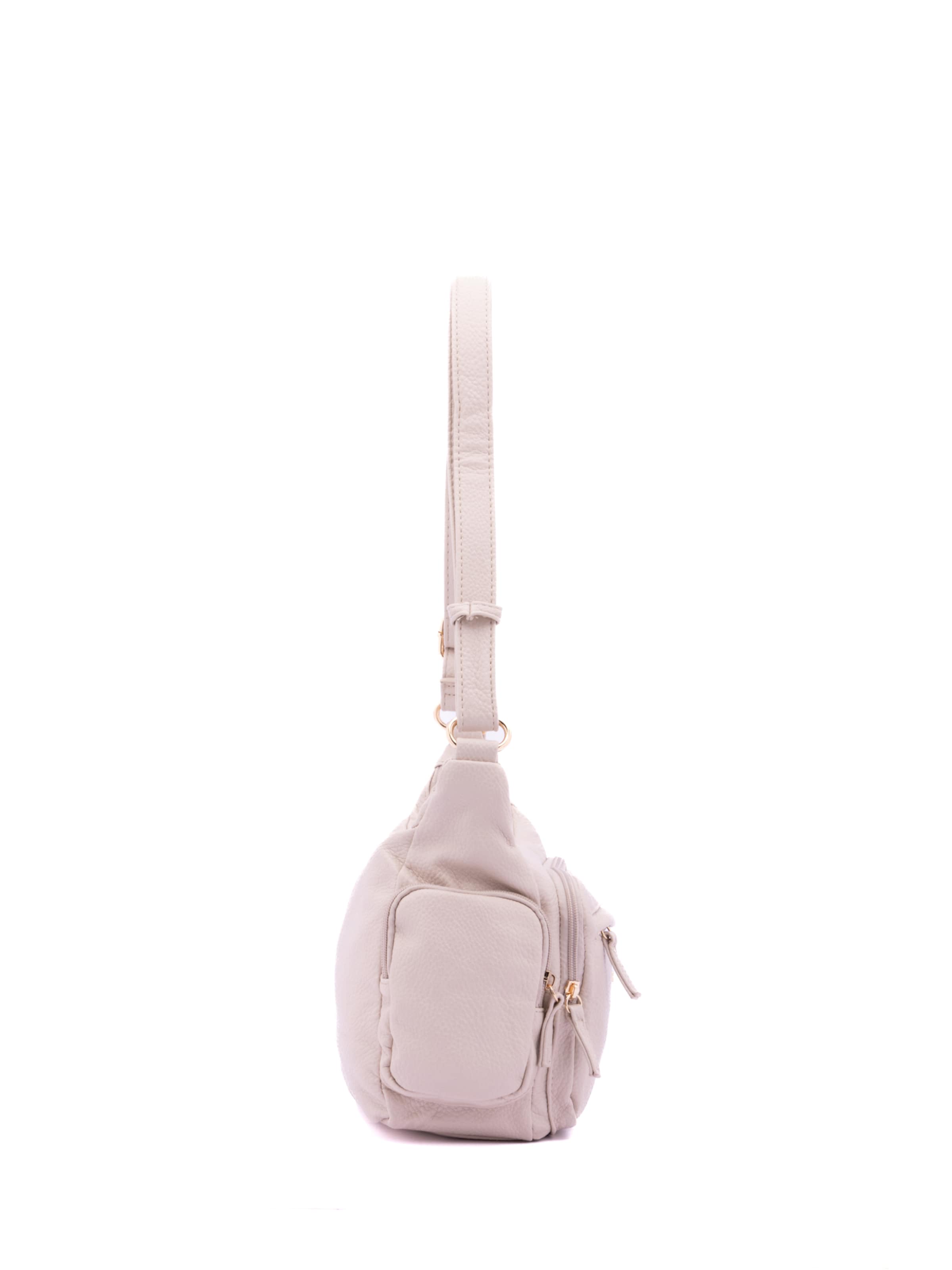 Borsa a spalla 'Borsa a Spalla Donna B Cavalli Ecopelle Zip' di B. Cavalli in beige