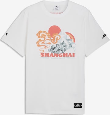 T-Shirt fonctionnel PUMA en blanc : devant