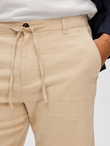 SELECTED HOMME Regular Shorts 'Brody' in Beige