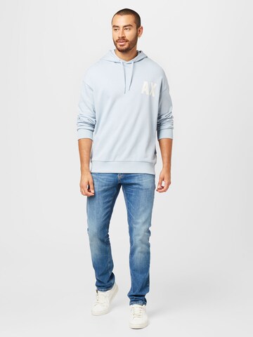 ARMANI EXCHANGE Sweatshirt i blå