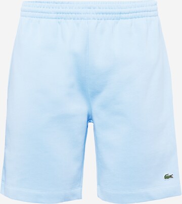 LACOSTE Trousers in Blue: front