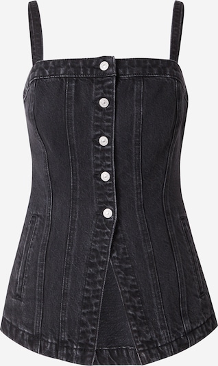XS dydžio Palaidinė be rankovių 'Tailored Bustier' iš LEVI'S ®, spalva – juodo džinso spalva, Prekių apžvalga