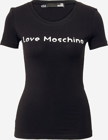 Love Moschino Shirt 'MAGLIETTA' in Zwart: voorkant