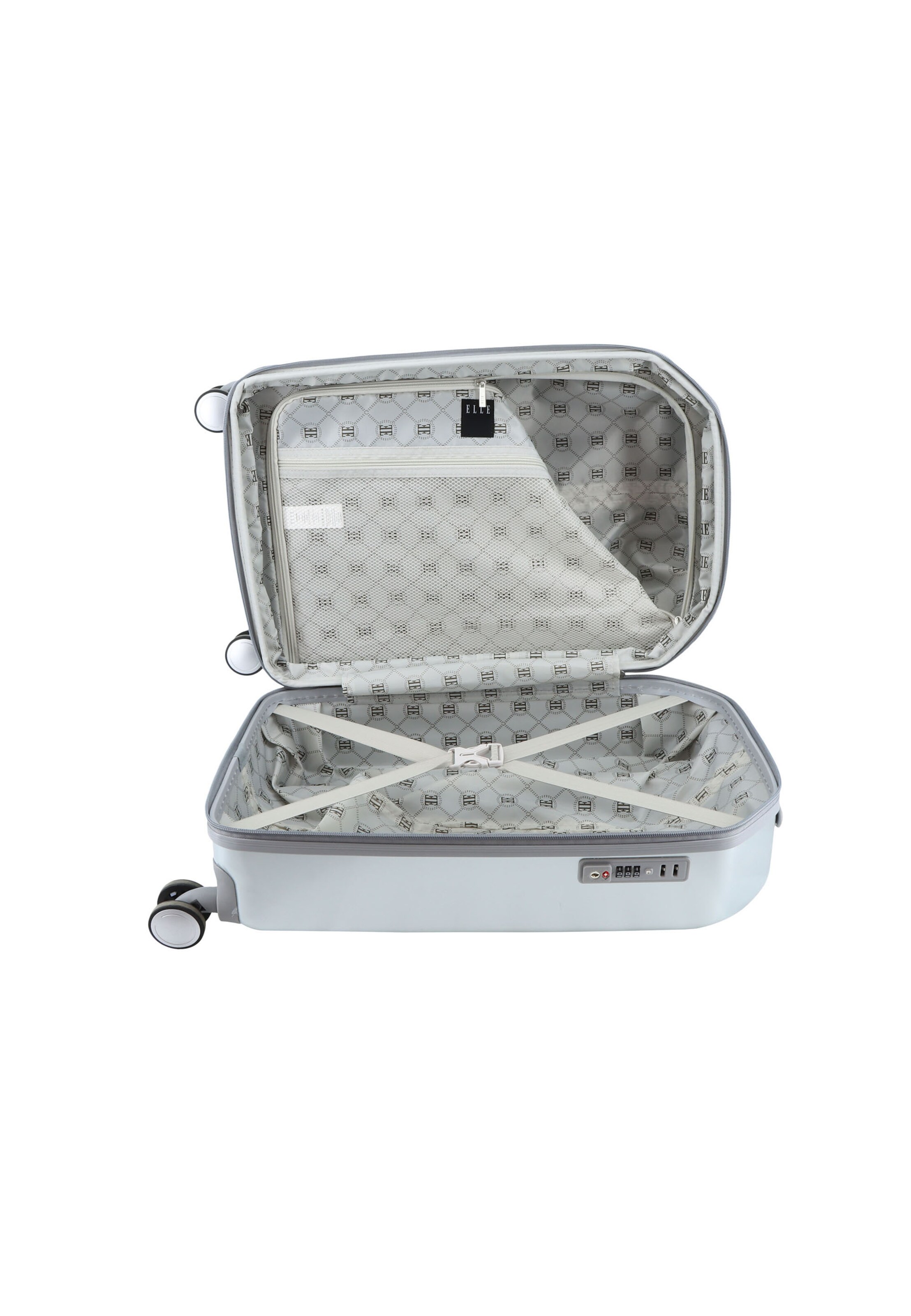 ELLE Suitcase 'Diamond' in Silver