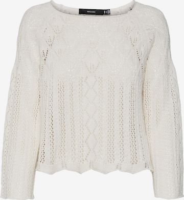 VERO MODA Trui 'GINGER' in Beige: voorkant