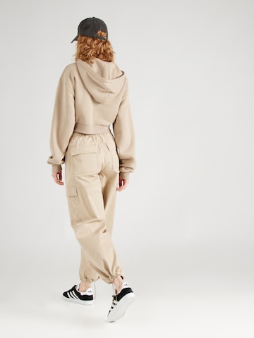 QS Loosefit Cargobroek in Beige