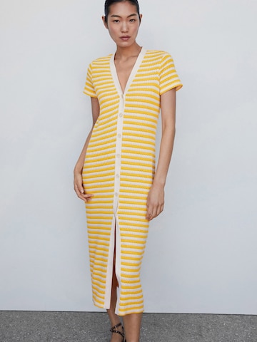 MANGOPletena haljina 'Tuni' - žuta boja: prednji dio
