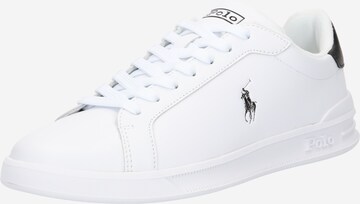 Baskets basses Polo Ralph Lauren en blanc : devant