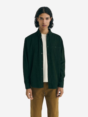 Thinking MU Regular fit Button Up Shirt 'Anto' in Green: front