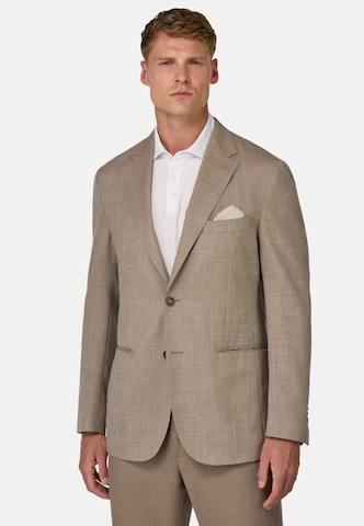 Coupe regular Veste de costume Boggi Milano en gris : devant