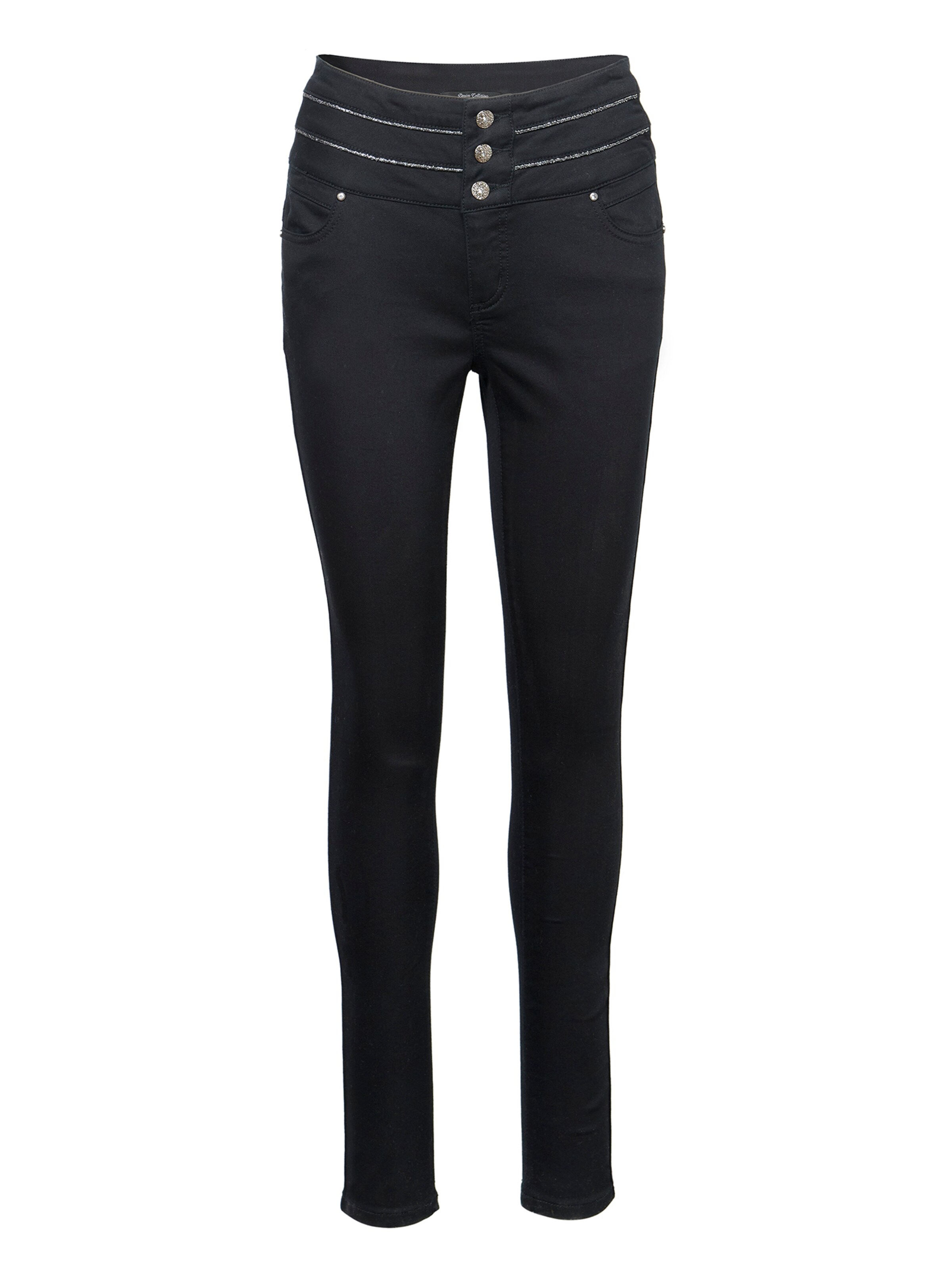 KOROSHI tavaline Püksid, värv must: eest vaates