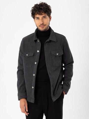 Antioch Regular fit Button Up Shirt in Grey: front