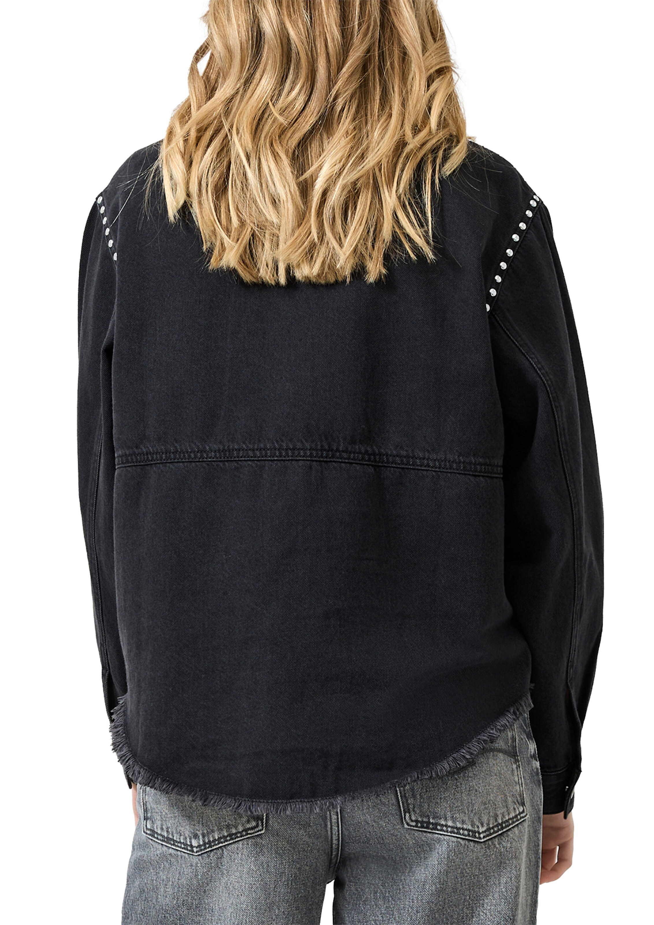 Veste mi-saison QS en noir
