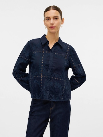 VERO MODA Bluse‌‌‌‌‌‌‌ in Blau