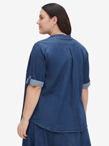 SHEEGO Bluse in Blau