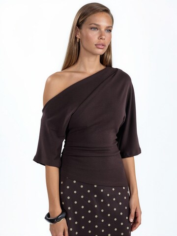 Camicia da donna di Busem in marrone