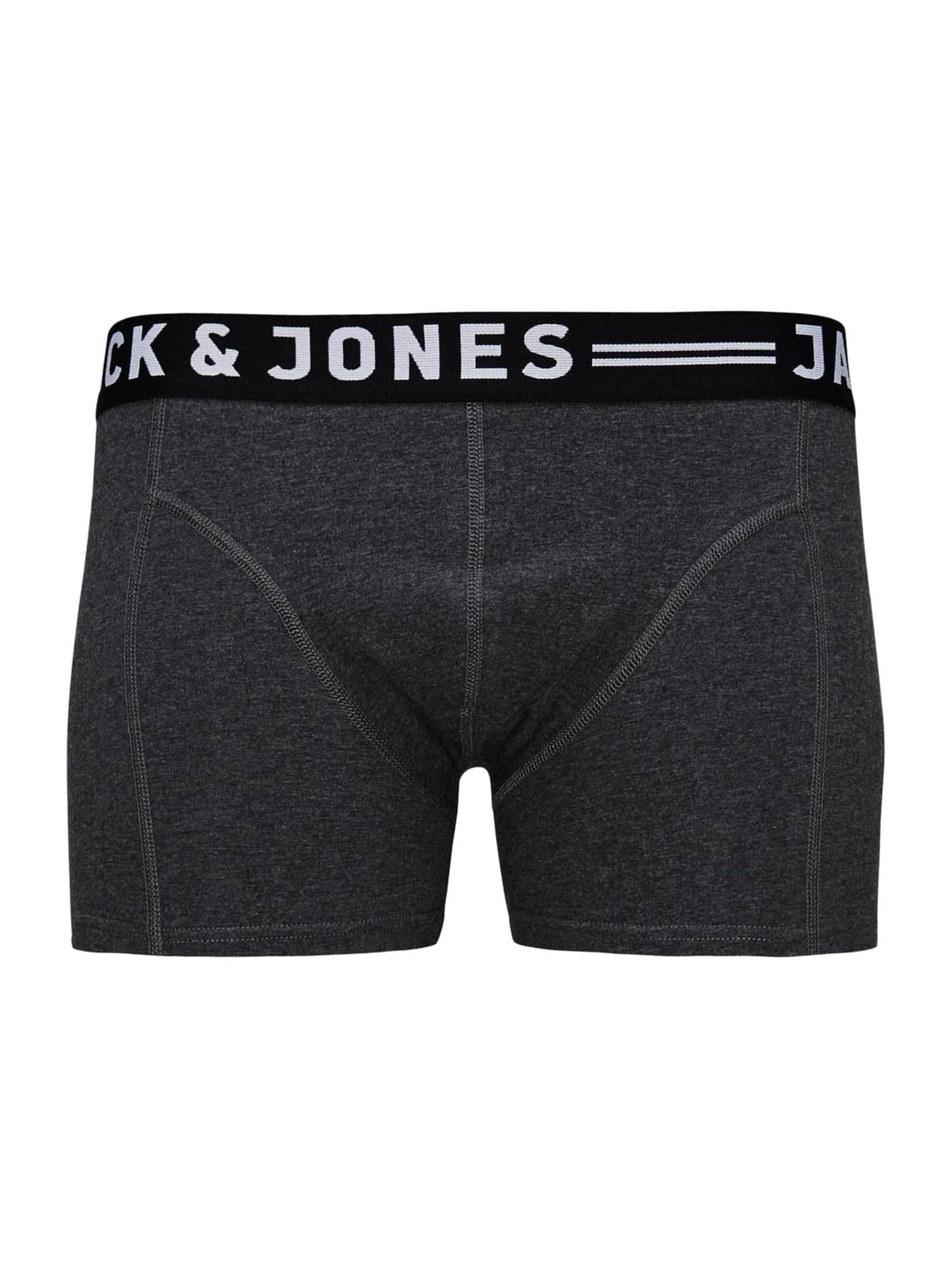 JACK & JONES Boxershorts 'Sence' in Grijs: voorkant