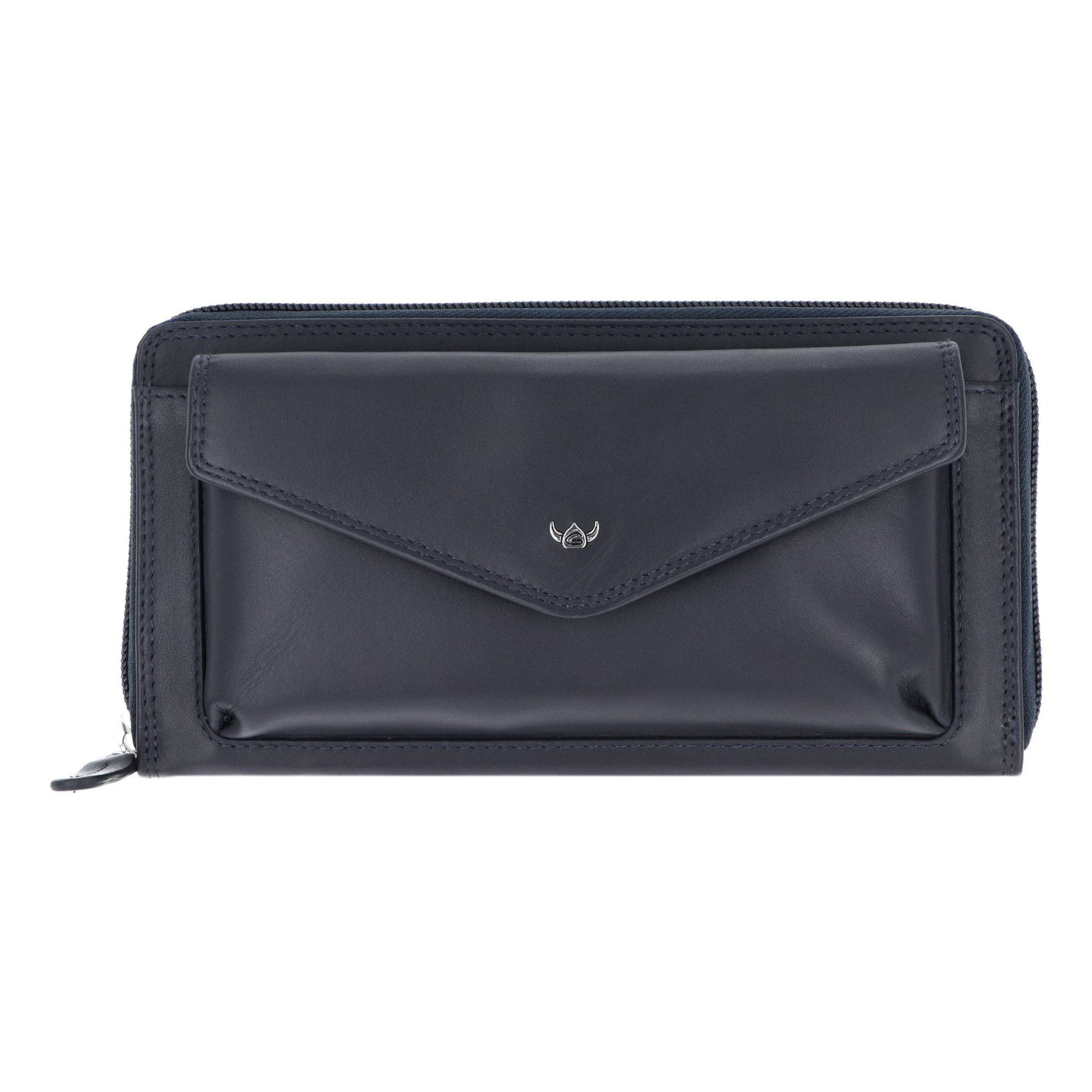 GOLDEN HEAD Portemonnee 'Polo' in Blauw: voorkant
