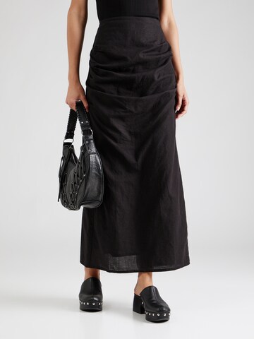 Jupe TOPSHOP en noir : devant