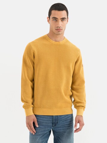 CAMEL ACTIVE Sweater in Yellow: front