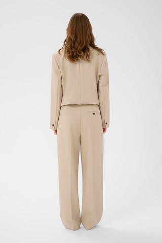 Wide Leg Pantalon 'SLCorinne' SOAKED IN LUXURY en beige