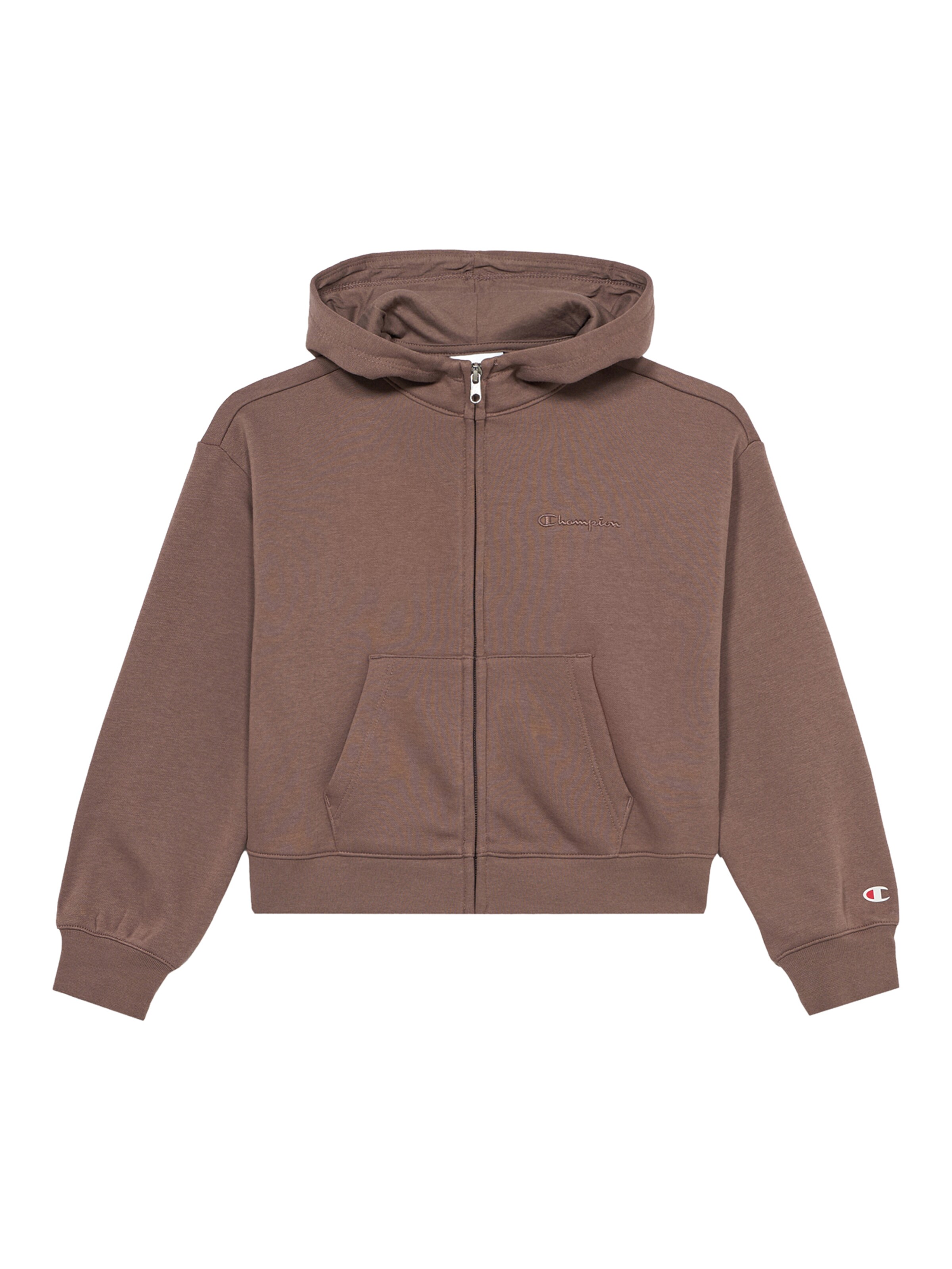 Veste de survêtement Champion en marron : devant