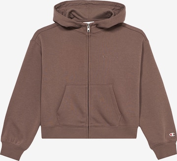 Veste de survêtement Champion en marron : devant