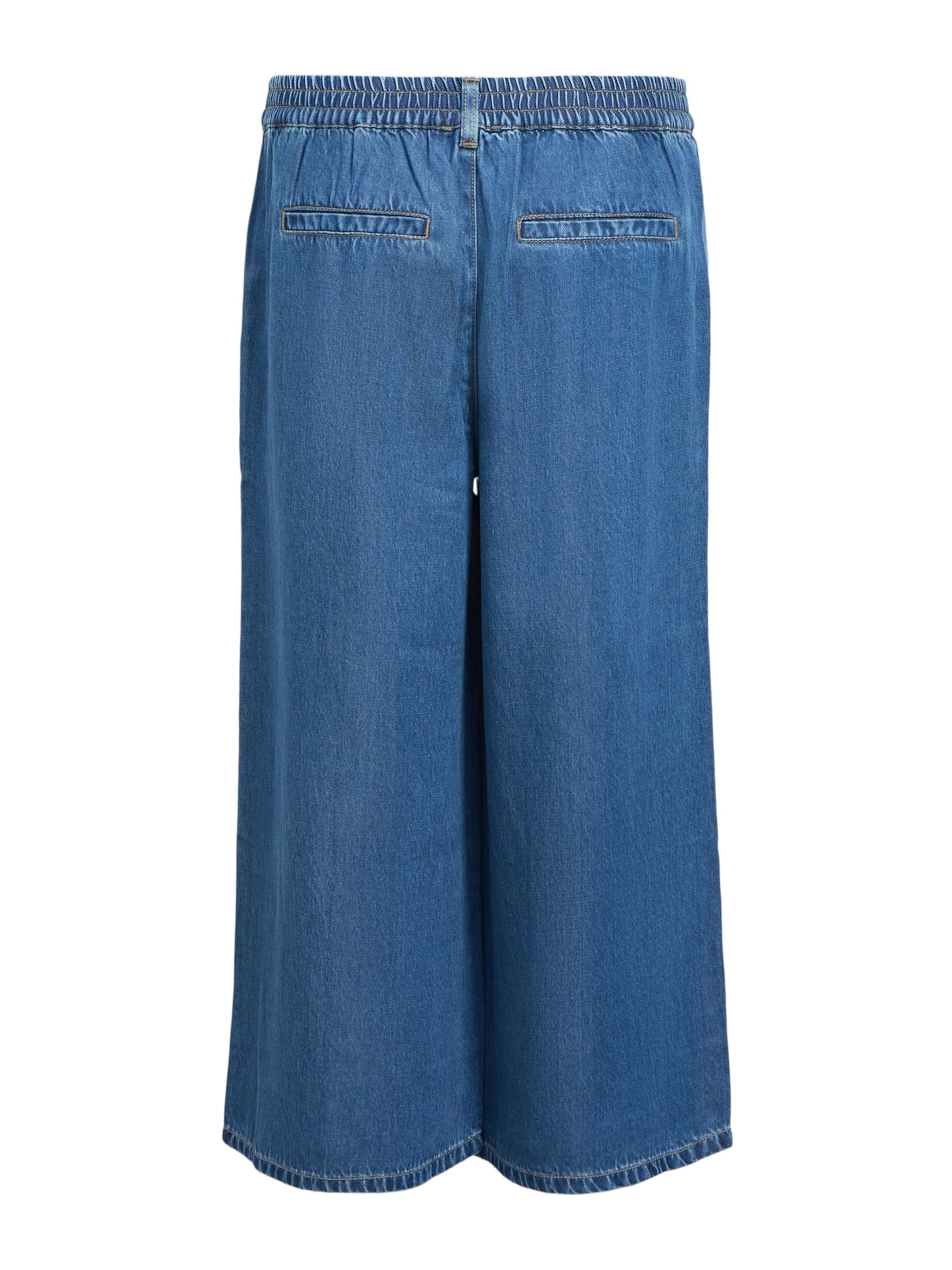 OBJECT Wide Leg Housut 'OBJFRAME' värissä sininen