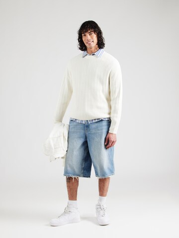 HOLLISTER Pulóver - fehér