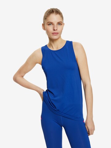 ESPRIT Functioneel shirt in Blauw: voorkant