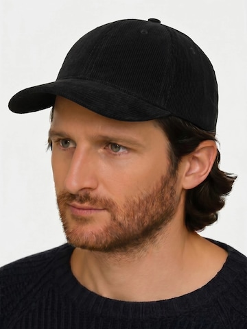 Lou-i Cap 'Cord Basecap aus Bio-Baumwolle' in Black