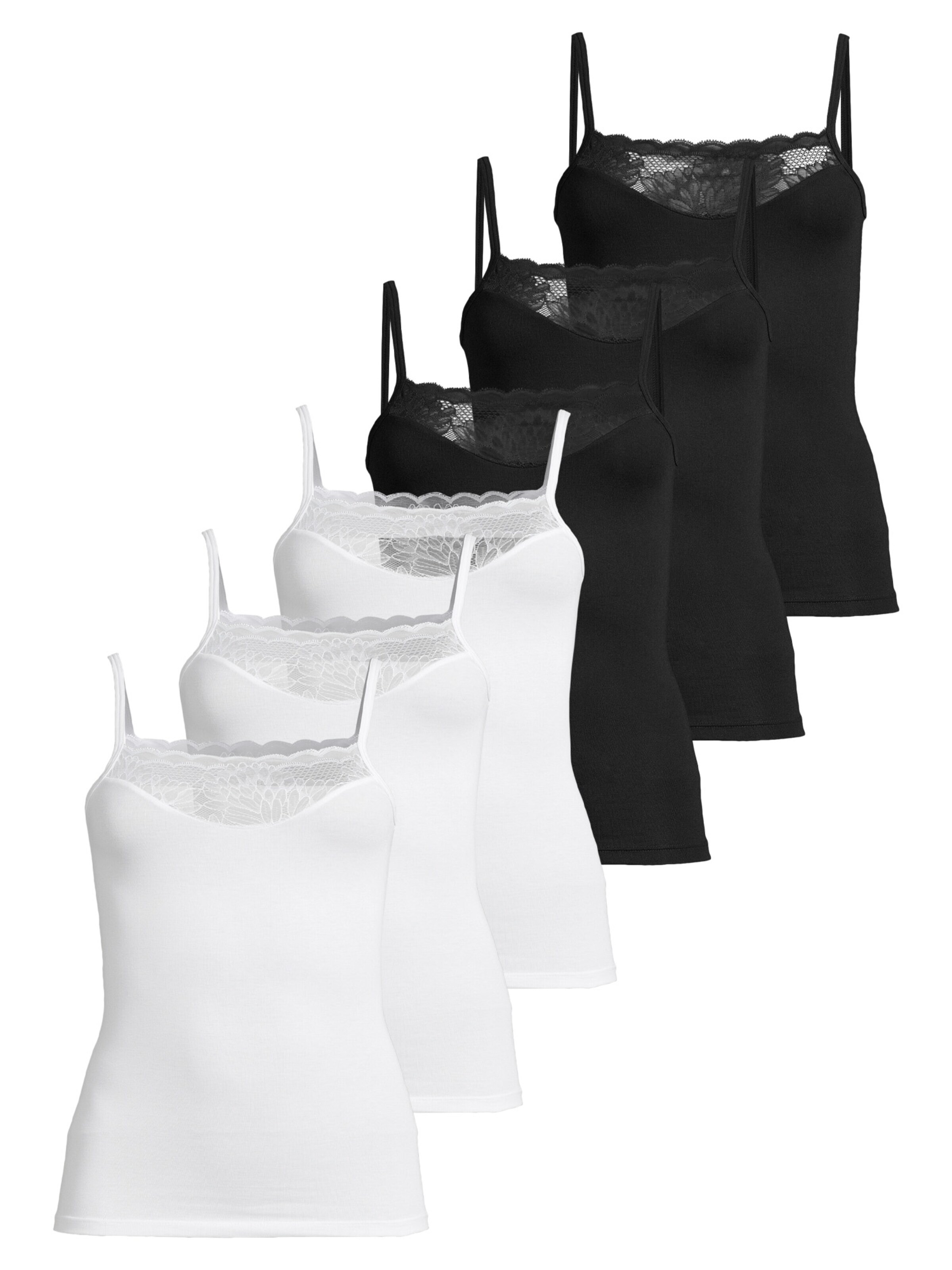CON-TA Undershirt 'Modal' in Black: front