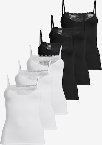CON-TA Undershirt 'Modal' in Black: front