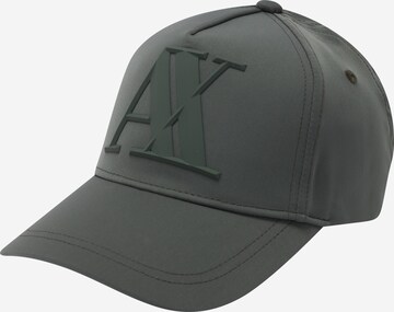 ARMANI EXCHANGE Cap in Green: front