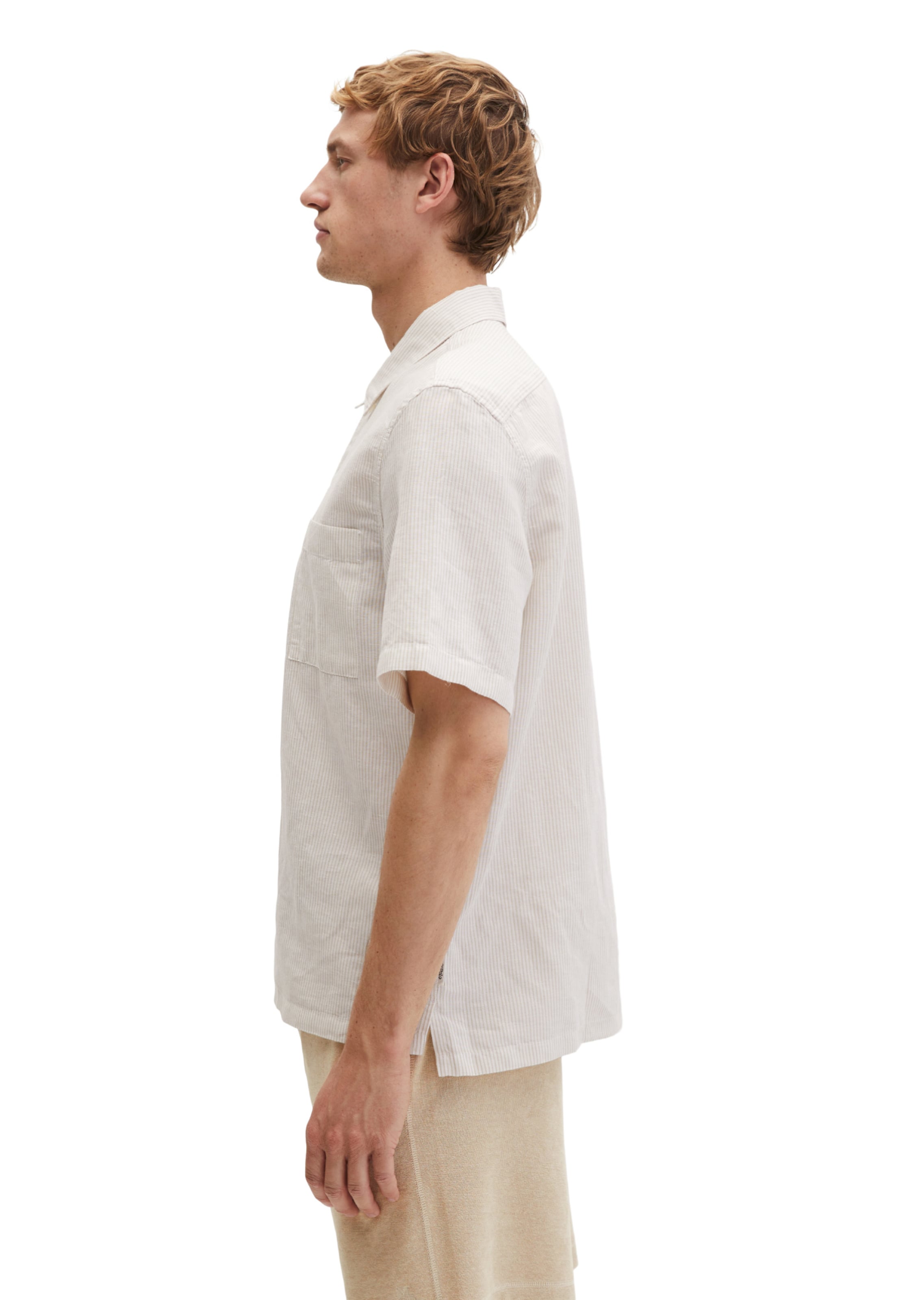Marc O'Polo Regular Fit Hemd in Beige