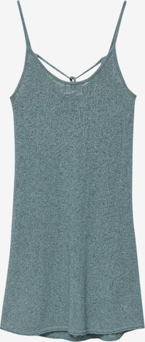 Pull&Bear Knitted dress in Green: front