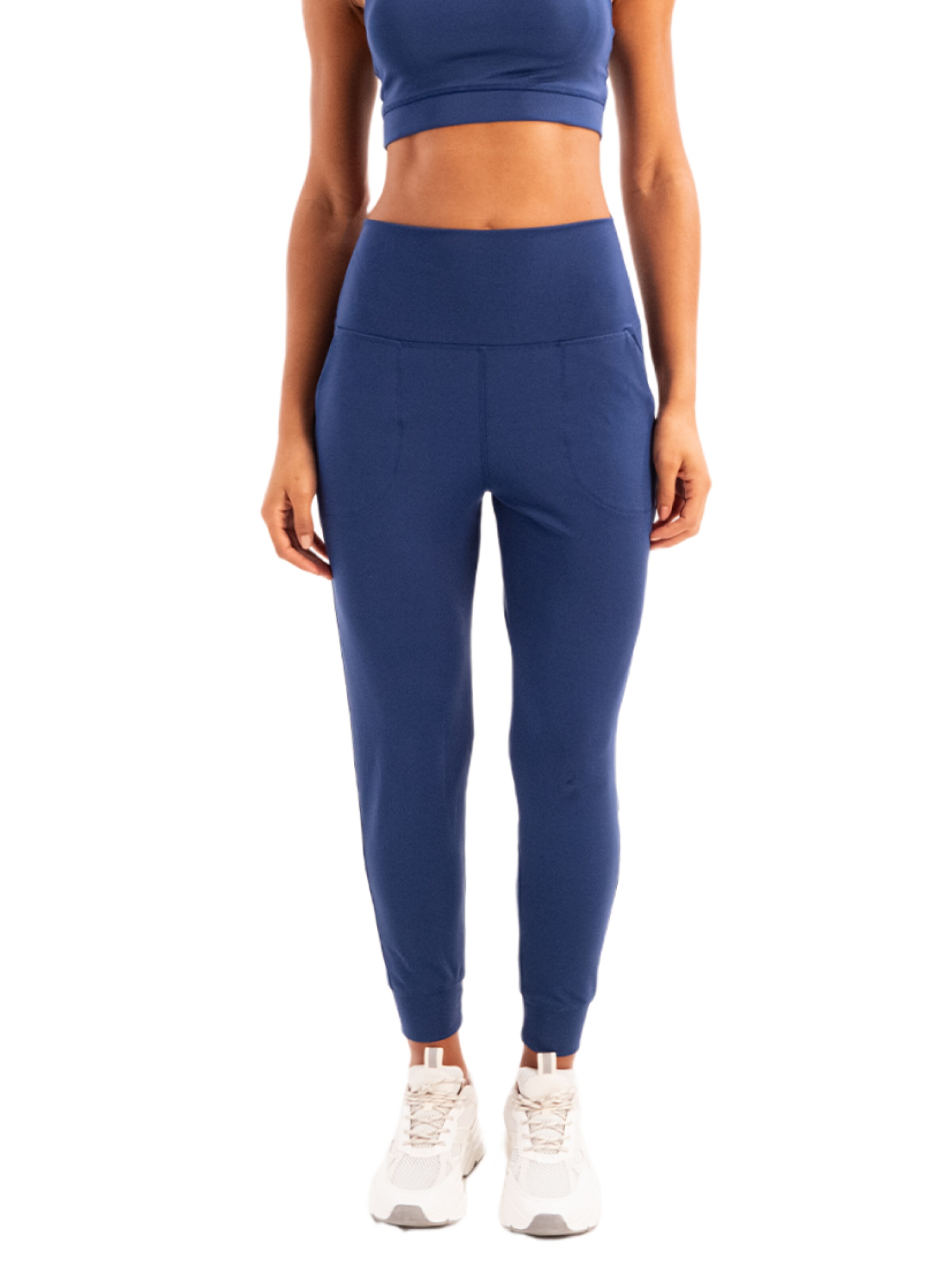 Justever Tapered Hose in Blau: Vorderseite