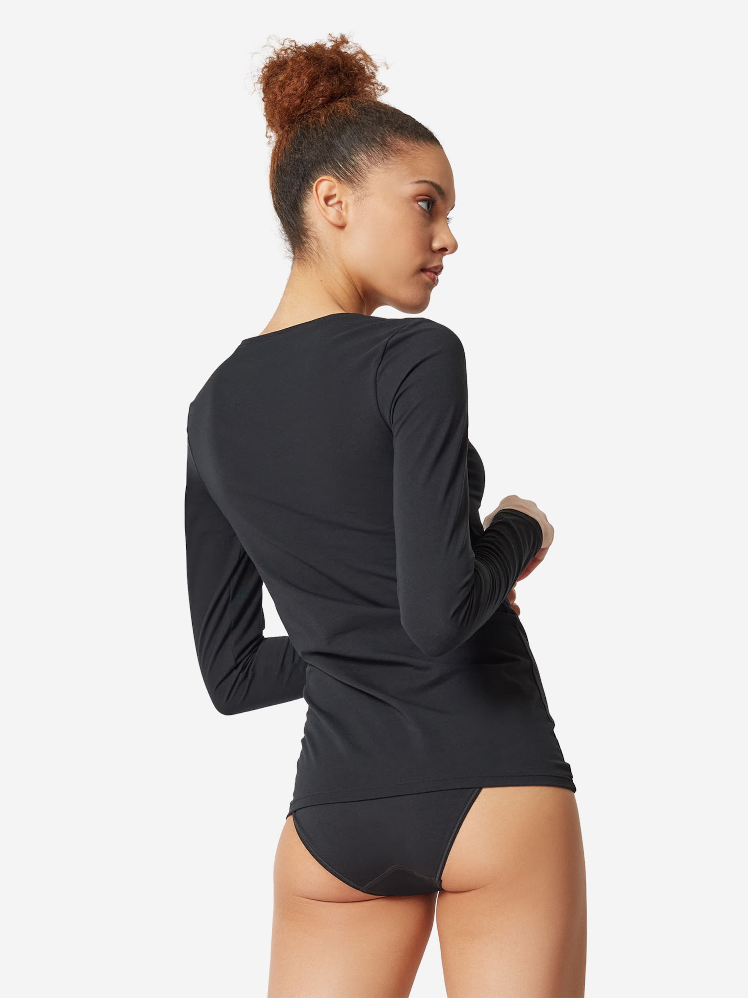 T-shirt ' Cotton Essentials ' Skiny en noir