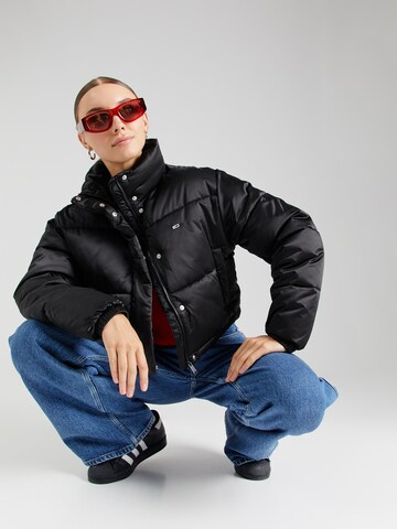 Tommy Jeans Přechodná bunda – černá