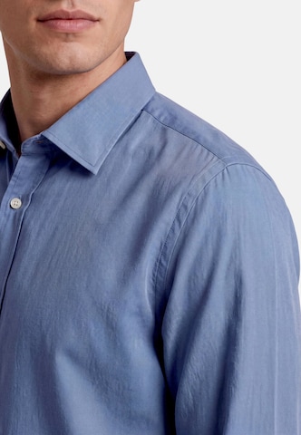 zero Regular fit Button Up Shirt in Blue