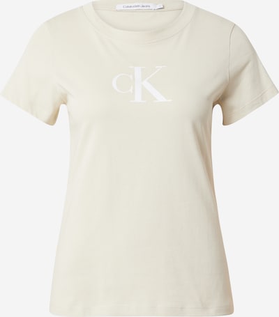 Calvin Klein Jeans T-Shirt in pastellgrün / weiß, Produktansicht