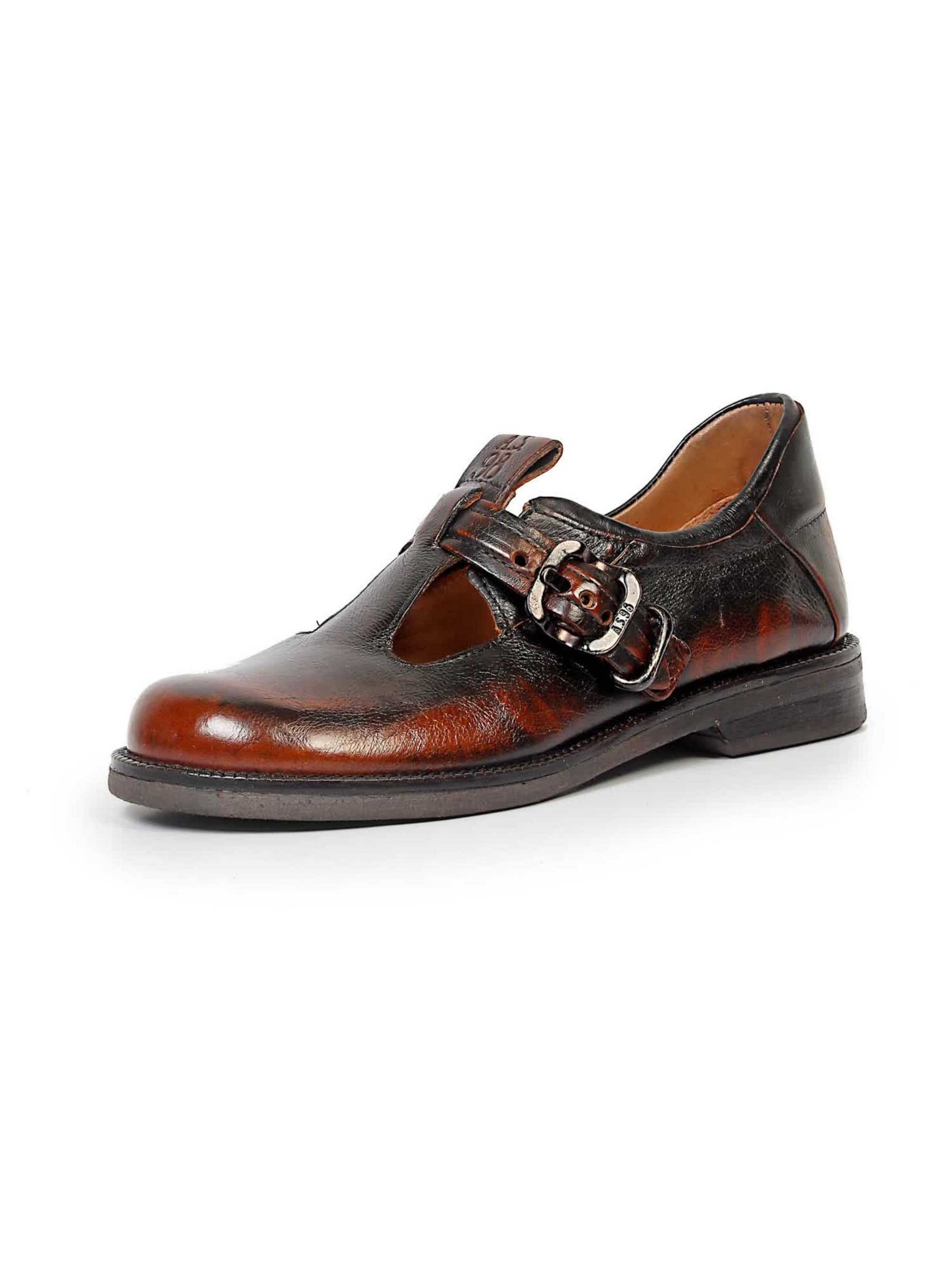 Mocassino ' ALISTAIR ' di A.S.98 in marrone: frontale