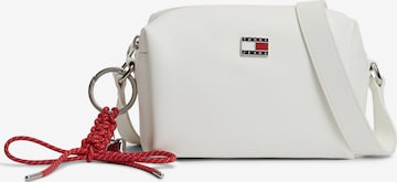 Geantă de umăr de la Tommy Jeans pe alb: față