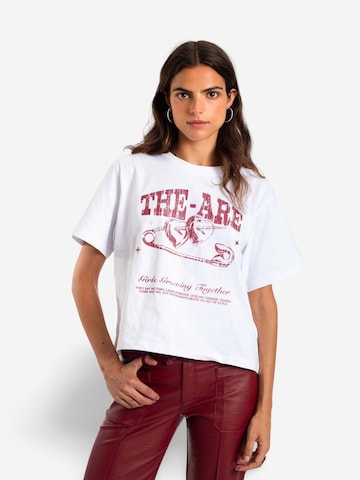 THE-ARE - Camisa em branco: frente